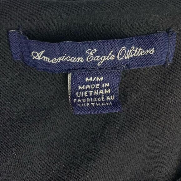 American Eagle Outfitters Women's Black Crochet Tank Sz M - Picture 3 of 5